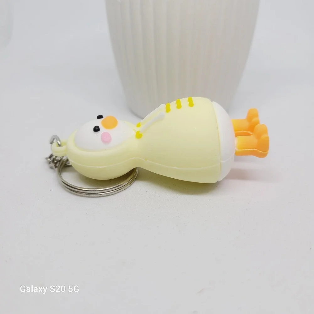 Cute Duck Keychain Yellow Hoodie Bag‎ Charm Accessory Gift For Her NWOT